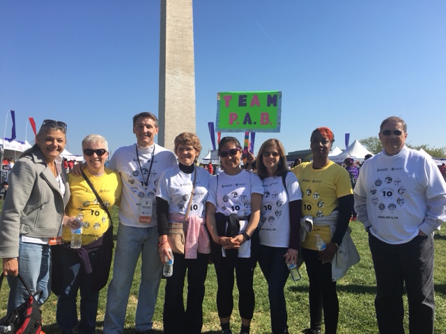 Team PAB at the 2016 National Walk for Epilepsy