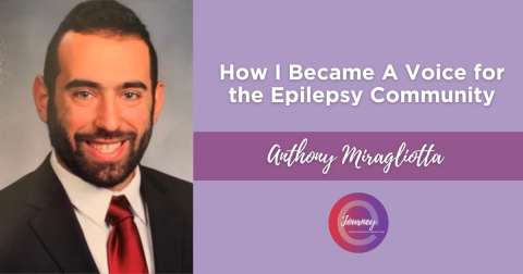 Anthony is sharing his eJourney about how he became a voice for the epilepsy community