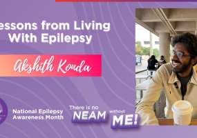 Akshith is sharing his eJourney about lessons he learned from epilepsy 