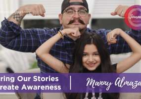 Manny is sharing his family's story to raise awareness about epilepsy