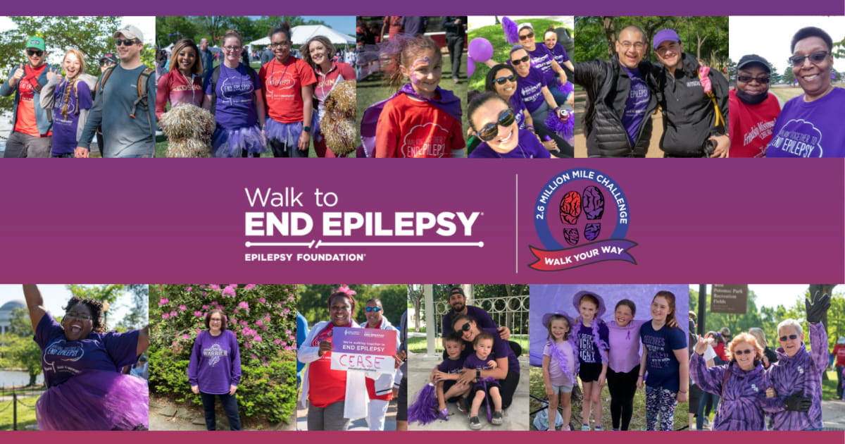 walk to end epilepsy collage