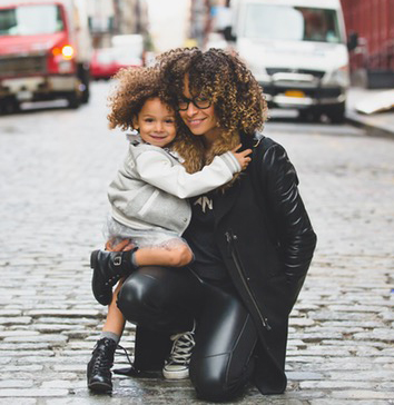 woman and child